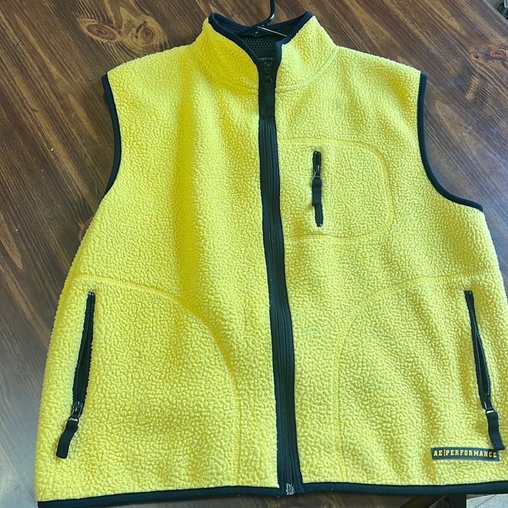 Y2K AE Mens fleece vest size L